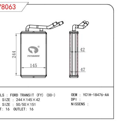 适用于FORD FORD TRANSIT (FY) OEM:YC1H-18476-AA