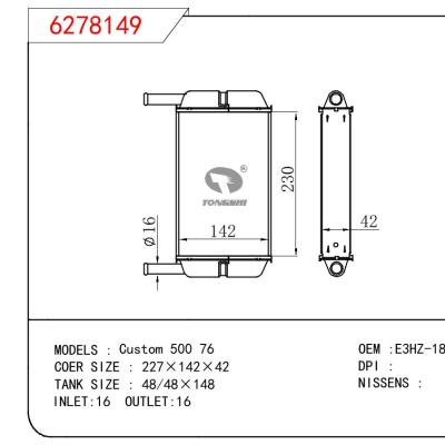 适用于FORD Custom 500 76 OEM:E3HZ-18476-A