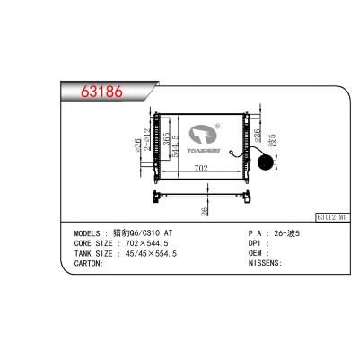 适用于CHINESE CAR 猎豹Q6/CS10