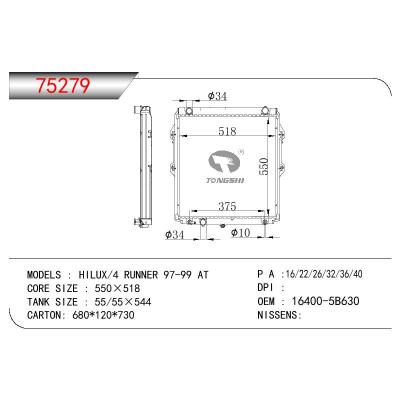 适用于TOYOTA HILUX/4 RUNNER