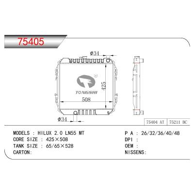 适用于TOYOTA HILUX 2.0 LN55