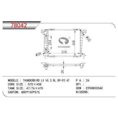 适用于FORD THUNDERBIRD LX V6 3.8L OEM:E95H8005AC