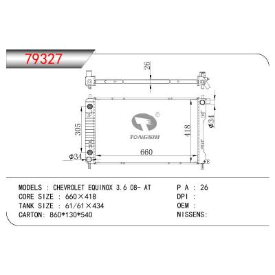 适用于GM DODGE CHEVROLET EQUINOX 3.6