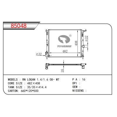 适用于RN LOGAN 1.4/1.6 08- MT散热器